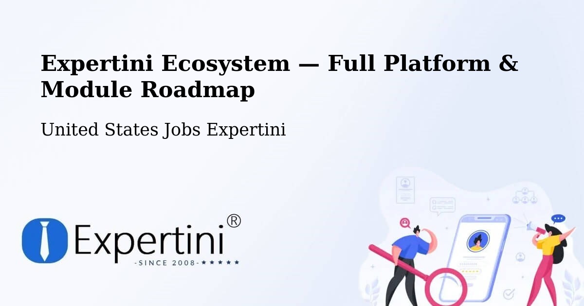 Expertini Ecosystem — Full Platform & Module Roadmap – Tea