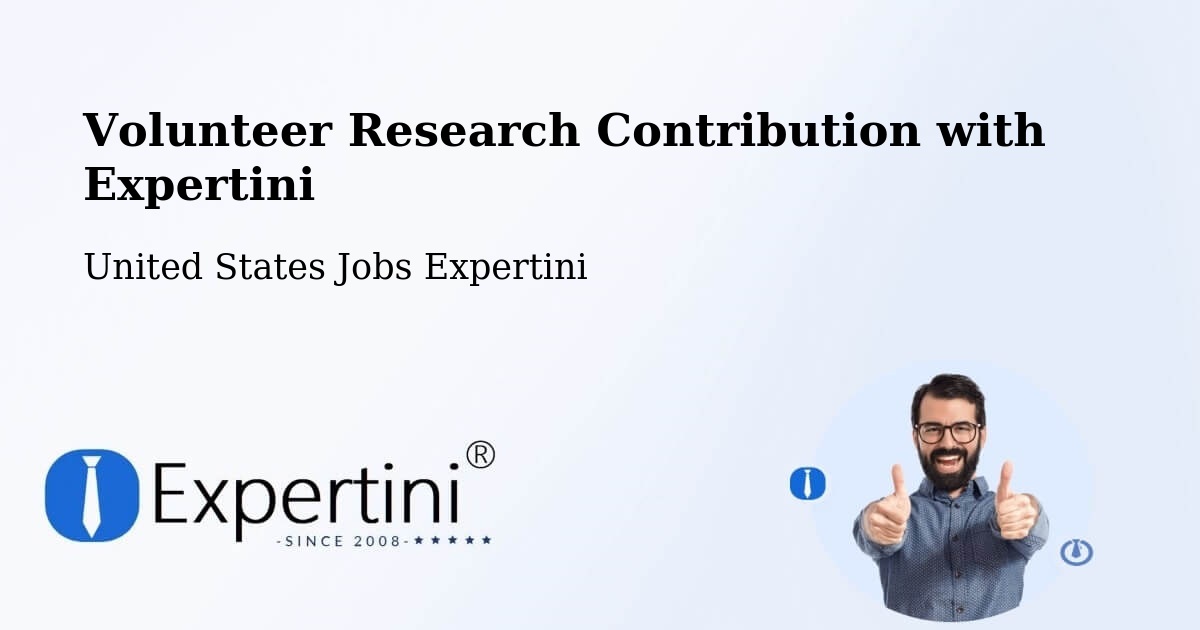 Volunteer Research Contribution Program – Tea - United States Jobs Expertini