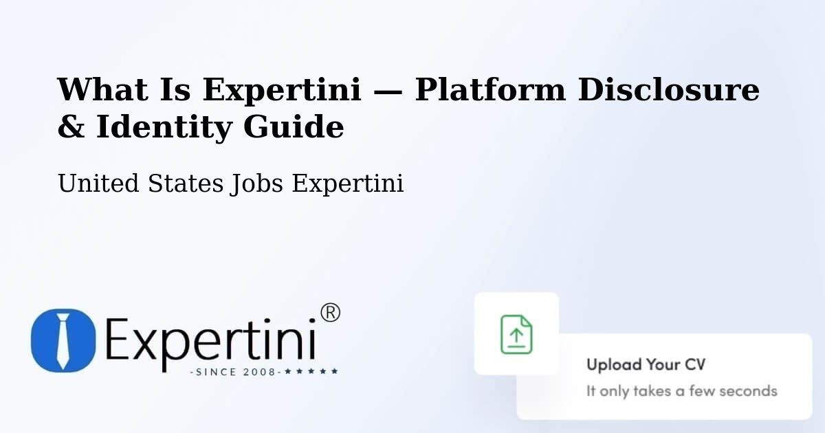 What Is Expertini — Platform Disclosure & Identity Guide – Tea